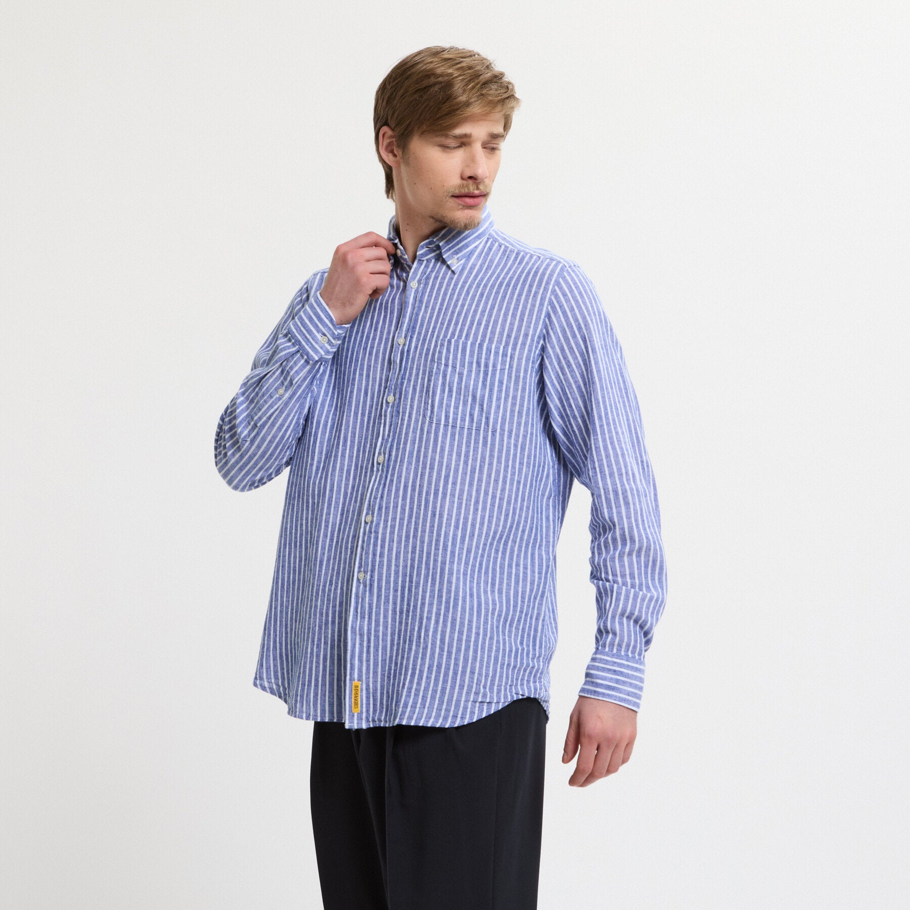 Camicia a righe con strass - Righe multicolore