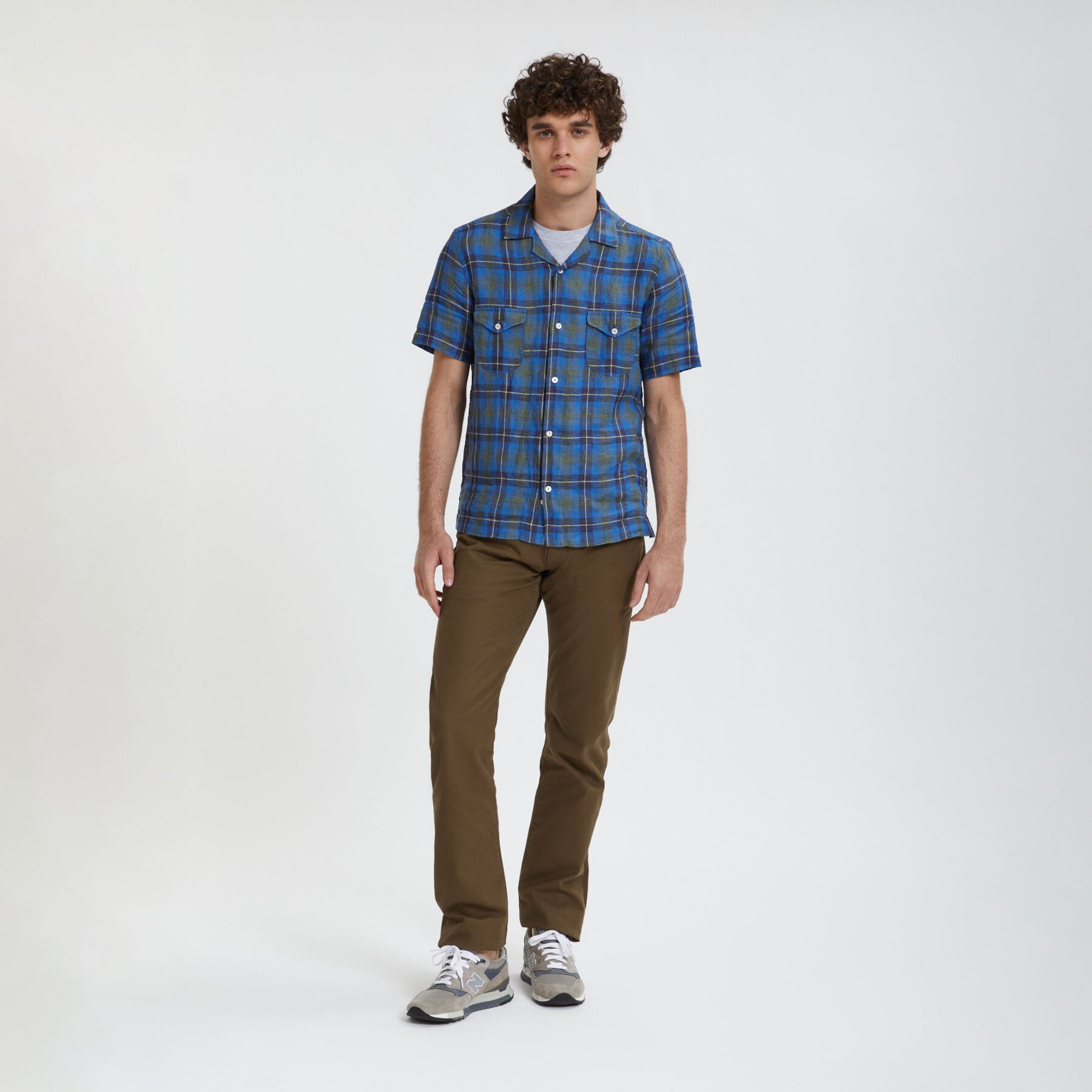madras dress shirt Red Madras Button Down Shirt