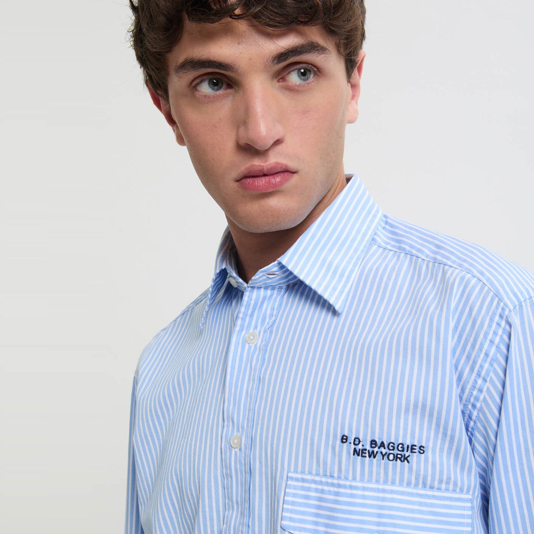 Camicia Mercer Con Ricamo