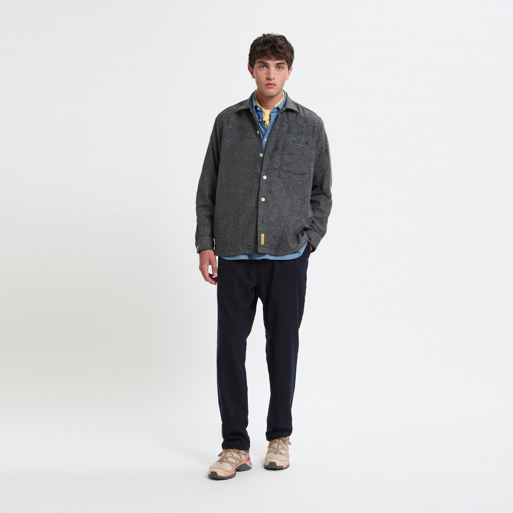 Overshirt a maniche lunghe