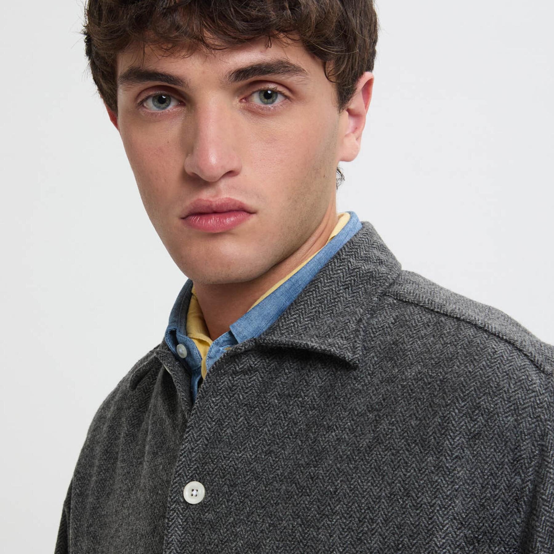 Overshirt a maniche lunghe